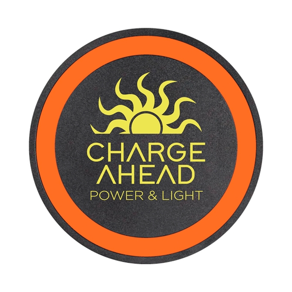 2.75" round plastic Qi wireless charging pad foreign object detection and... from ASI 62088 IDProductsource