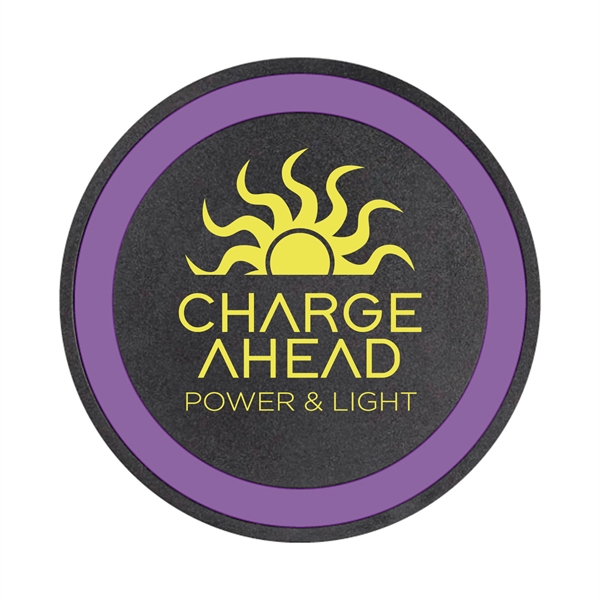 2.75" round plastic Qi wireless charging pad foreign object detection and... from ASI 62088 IDProductsource