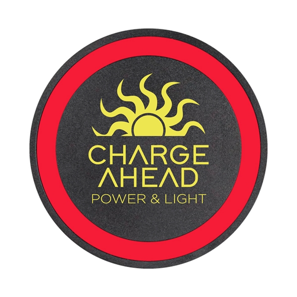 2.75" round plastic Qi wireless charging pad foreign object detection and... from ASI 62088 IDProductsource