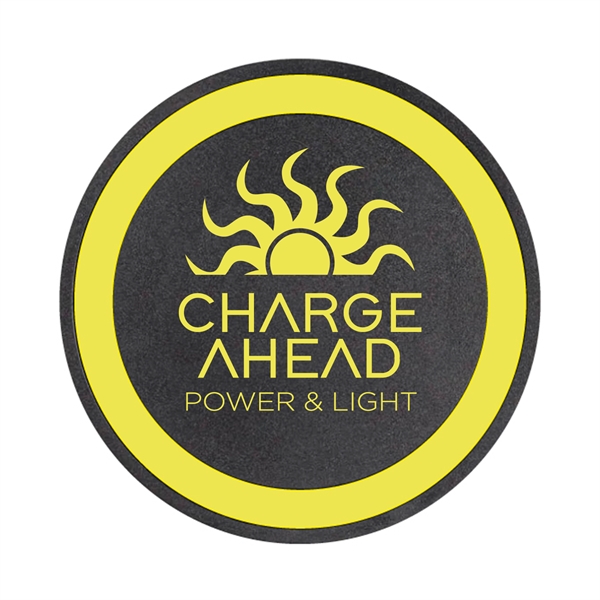 2.75" round plastic Qi wireless charging pad foreign object detection and... from ASI 62088 IDProductsource