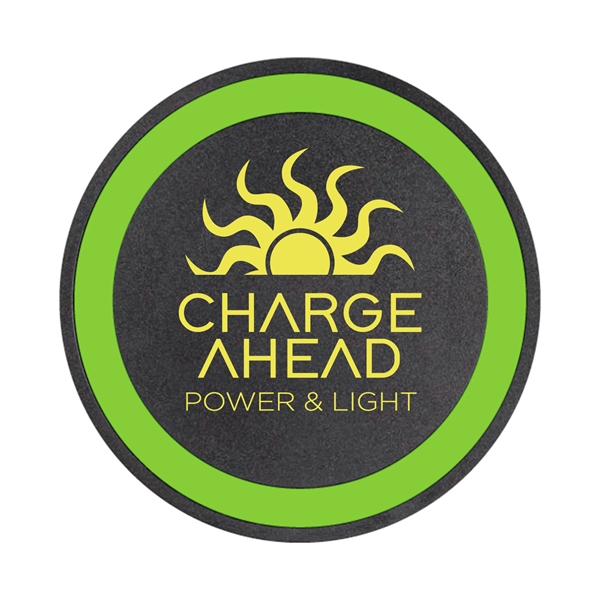 2.75" round plastic Qi wireless charging pad foreign object detection and... from ASI 62088 IDProductsource