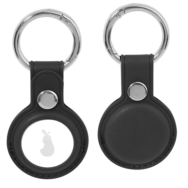 0.375" x 1.625" x 2.5" soft PU plastic keychain with Airtag... from ASI 62088 IDProductsource