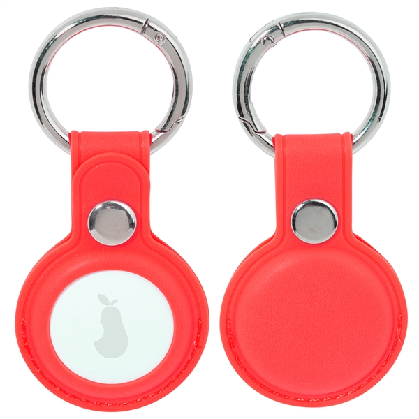 0.375" x 1.625" x 2.5" soft PU plastic keychain with Airtag... from ASI 62088 IDProductsource