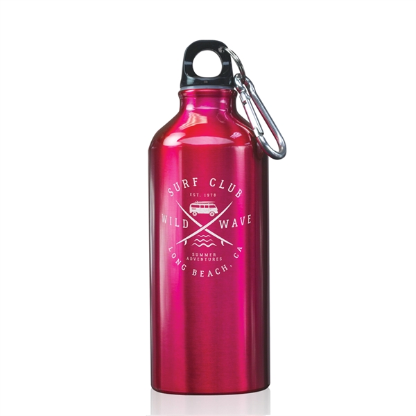 8" x 3" 20-ounce aluminum water bottle with twist on lid... from ASI 62088 IDProductsource