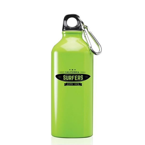 8" x 3" 20-ounce aluminum water bottle with twist on lid... from ASI 62088 IDProductsource