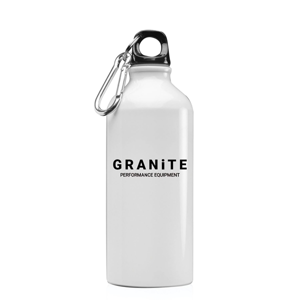 8" x 3" 20-ounce aluminum water bottle with twist on lid... from ASI 62088 IDProductsource