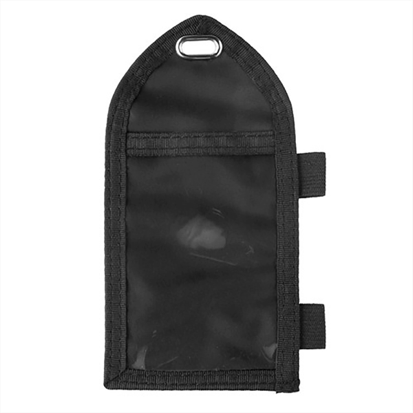 3.25" x 6.25" vinyl two pocket slotted credential wallet.... from ASI 62088 IDProductsource