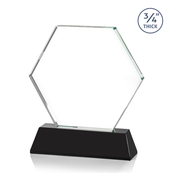 The Ralston Optical Crystal Award on a tall tapered optical base... from ASI 84592 St Regis Group / St Regis