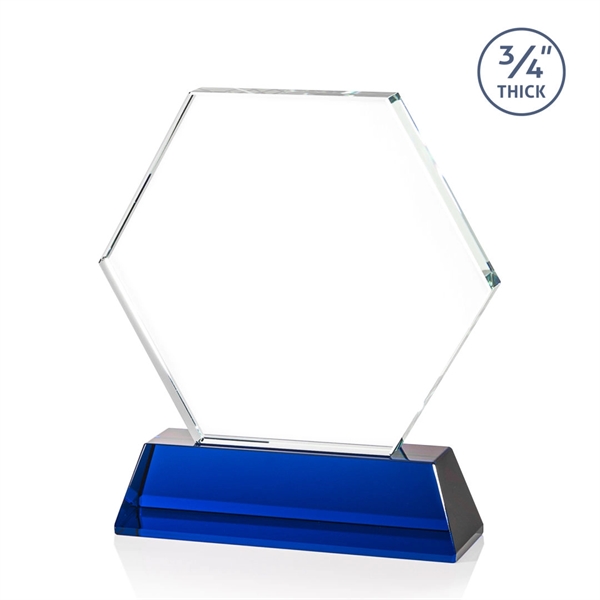 The Ralston Optical Crystal Award on a tall tapered optical base... from ASI 84592 St Regis Group / St Regis