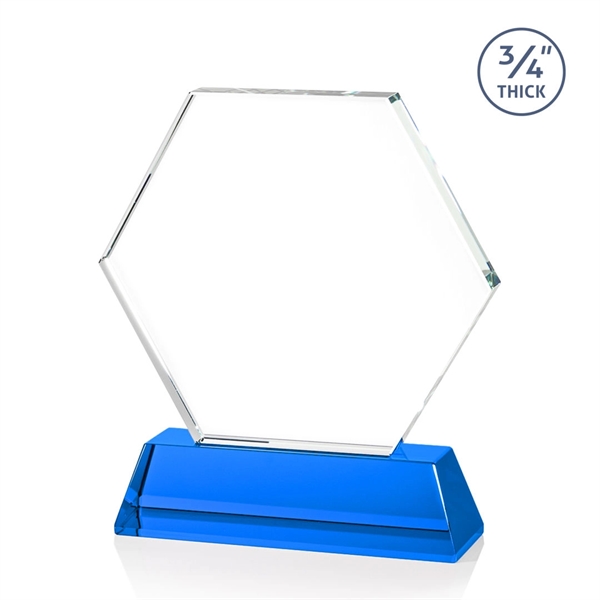 The Ralston Optical Crystal Award on a tall tapered optical base... from ASI 84592 St Regis Group / St Regis