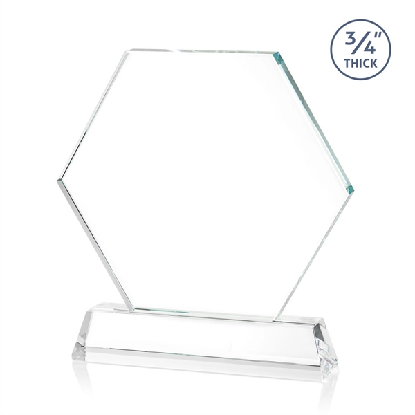 The Ralston Optical Crystal Award on a tall tapered optical base... from ASI 84592 St Regis Group / St Regis
