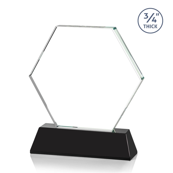 The Ralston Optical Crystal VividPrint™ Award on a tall tapered optical... from ASI 84592 St Regis Group / St Regis