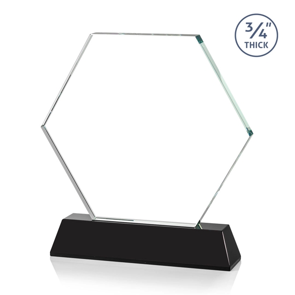 The Ralston Optical Crystal VividPrint™ Award on a tall tapered optical... from ASI 84592 St Regis Group / St Regis
