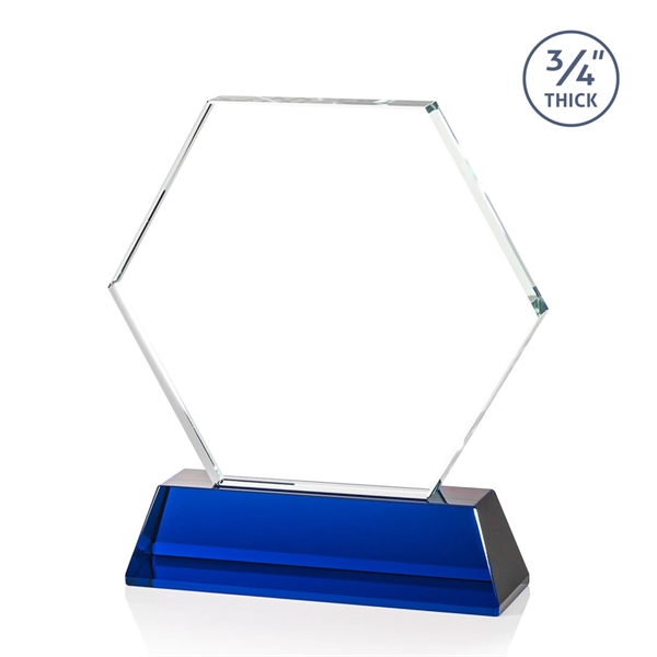 The Ralston Optical Crystal VividPrint™ Award on a tall tapered optical... from ASI 84592 St Regis Group / St Regis