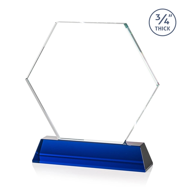 The Ralston Optical Crystal VividPrint™ Award on a tall tapered optical... from ASI 84592 St Regis Group / St Regis