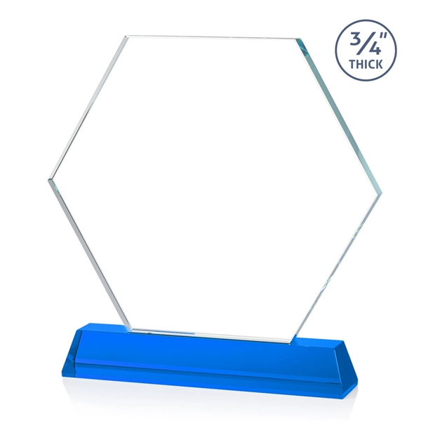 The Ralston Optical Crystal VividPrint™ Award on a tall tapered optical... from ASI 84592 St Regis Group / St Regis