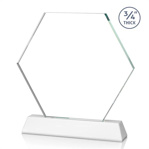 The Ralston Optical Crystal VividPrint™ Award on a tall tapered optical... from ASI 84592 St Regis Group / St Regis