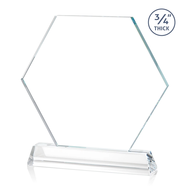The Ralston Optical Crystal VividPrint™ Award on a tall tapered optical... from ASI 84592 St Regis Group / St Regis