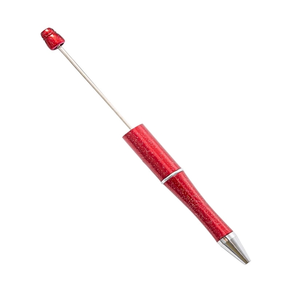 Beaded plastic ballpoint pen plus free standard shipping to 1 continental... from ASI 37218 Athena Promo (tm)