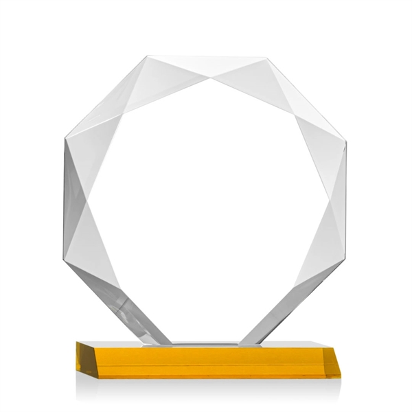 Striking Starfire Octagon award refracts light through all of its facets... from ASI 84592 St Regis Group / St Regis