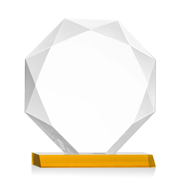 Striking Starfire Octagon award refracts light through all of its facets... from ASI 84592 St Regis Group / St Regis