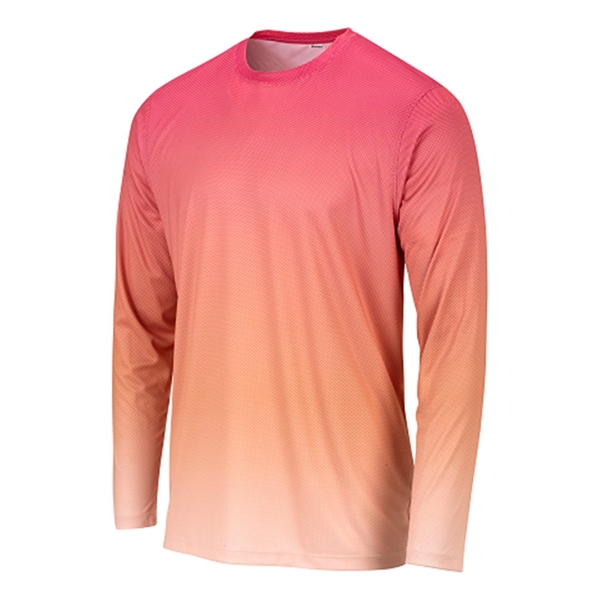 Paragon - Barbados Performance Pin Dot Long Sleeve T-Shirt with UPF... from ASI 72657 Active Life Promo / Active Life Promo