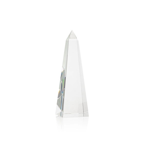 Optical clear crystal obelisk award.... from ASI 84592 St Regis Group / St Regis