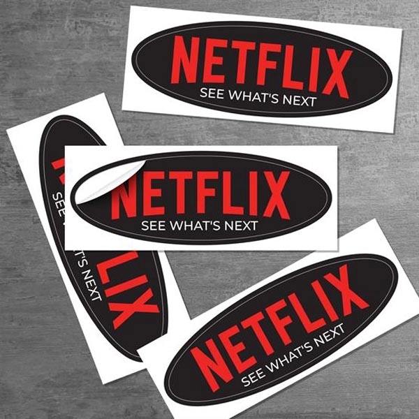 Oval shaped sticker made of white BOPP material, which is non-toxic,... from ASI 90807 Tekweld