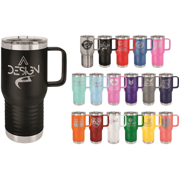 Polar Camel 20 oz. Vacuum Insulated Travel Mug with Slider Lid... from ASI 72657 Active Life Promo / Apres Ski