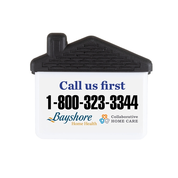 House shaped magnetic clip with soft rubber grip.... from ASI 62660 Innovation Line