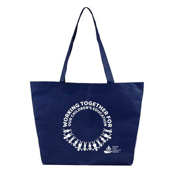 21" x 15" x 5" 80GSM non-woven polypropylene tote with gusset... from ASI 62660 Innovation Line