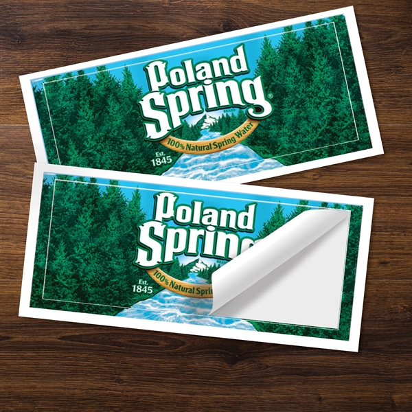 Rectangle shaped sticker made of white BOPP material, which is non-toxic,... from ASI 90807 Tekweld