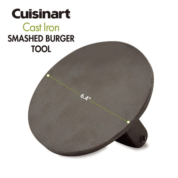 Heavy-duty, 6" cast iron burger press helps create perfect, flavorful patties... from ASI 56070 Gemline / Gemline®