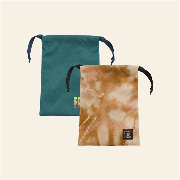 Simple medium, flat 1000D RPET Goodie Three Shoes gift bag with... from ASI 74710 Numo