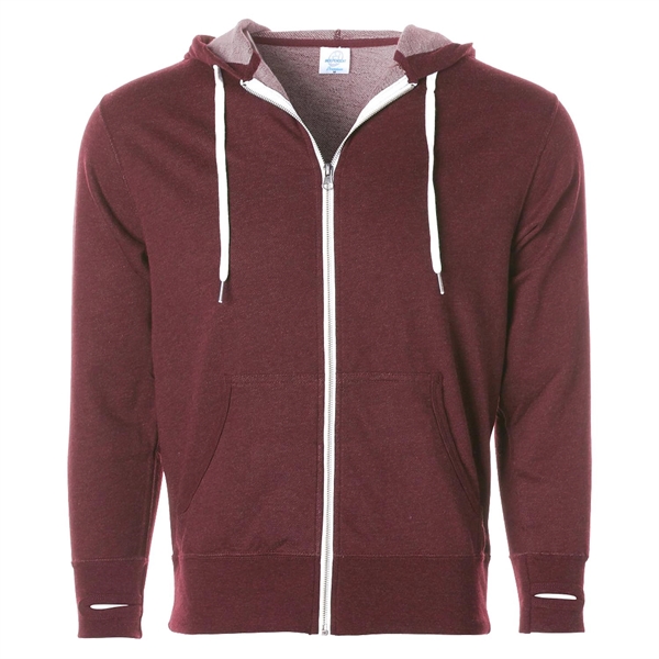 Unisex Heather French Terry Zip Hooded Sweatshirt... from ASI 30208 A P Specialties / AP Specialties