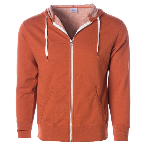 Unisex Heather French Terry Zip Hooded Sweatshirt... from ASI 30208 A P Specialties / AP Specialties