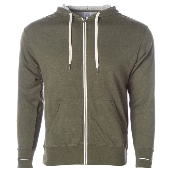 Unisex Heather French Terry Zip Hooded Sweatshirt... from ASI 30208 A P Specialties / AP Specialties