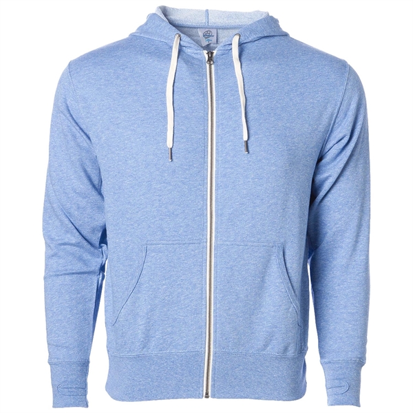 Unisex Heather French Terry Zip Hooded Sweatshirt... from ASI 30208 A P Specialties / AP Specialties