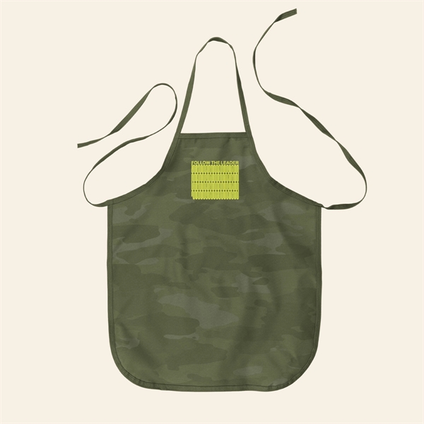 20" x 24" kid-sized 1000D RPET apron with neck loop and... from ASI 74710 Numo