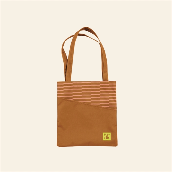 Tote bag with dual handles and diagonal front pocket.... from ASI 74710 Numo
