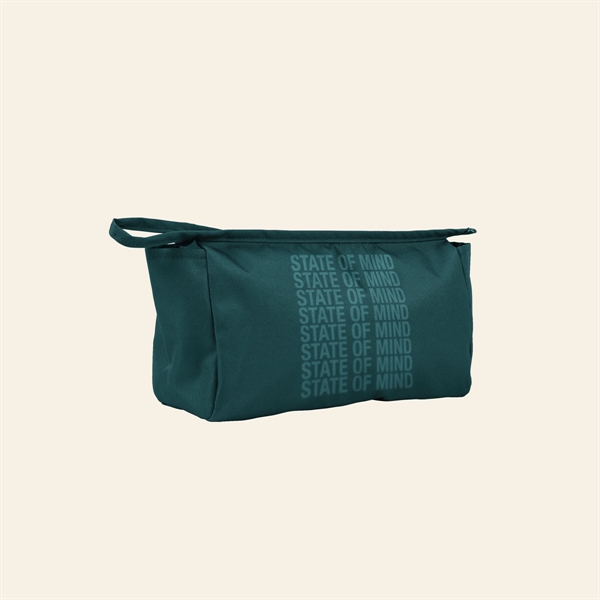 Large rectangle shaped, gusseted pouch with a zippered closure, zipper pull... from ASI 74710 Numo