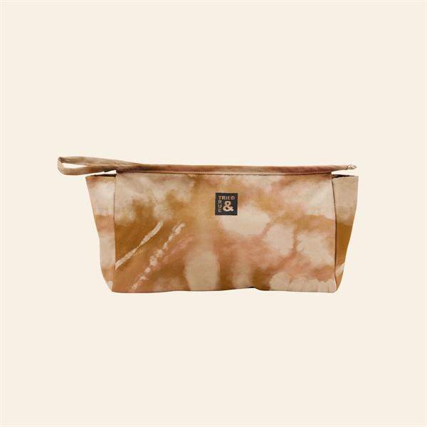 Large rectangle shaped, gusseted pouch with a zippered closure, zipper pull... from ASI 74710 Numo