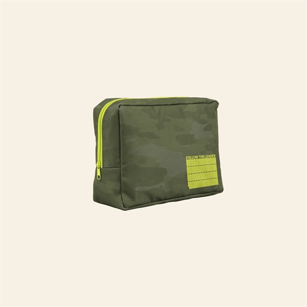 Rectangle shaped, gusseted 4CP Poly pouch with a zippered closure.... from ASI 74710 Numo