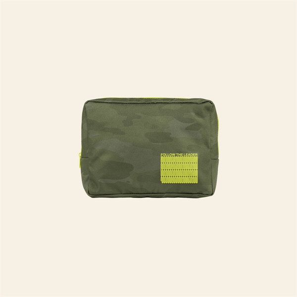 Rectangle shaped, gusseted 4CP Poly pouch with a zippered closure.... from ASI 74710 Numo