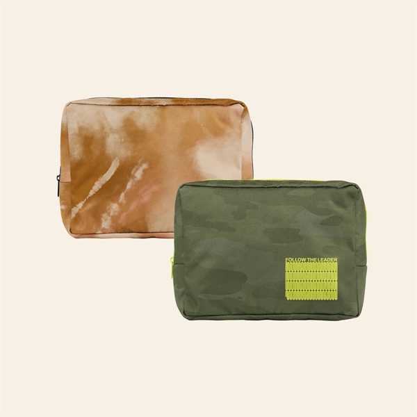 Rectangle shaped, gusseted 4CP Poly pouch with a zippered closure.... from ASI 74710 Numo