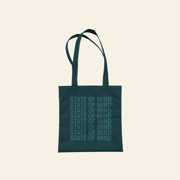 Small, square flat tote made of 1000D Poly that measures 13.5"... from ASI 74710 Numo