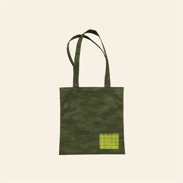 Small, square flat tote made of 1000D Poly that measures 13.5"... from ASI 74710 Numo