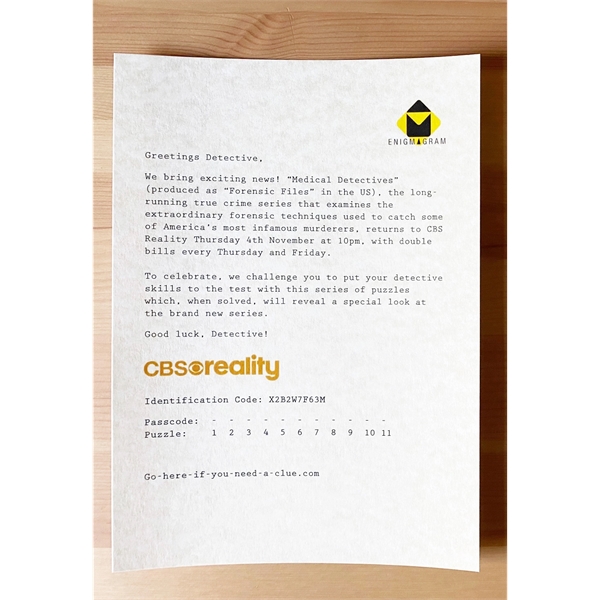 10 beautifully designed, unique puzzles that give a code to unlock... from ASI 74741 NVS Promo Designs, Inc.