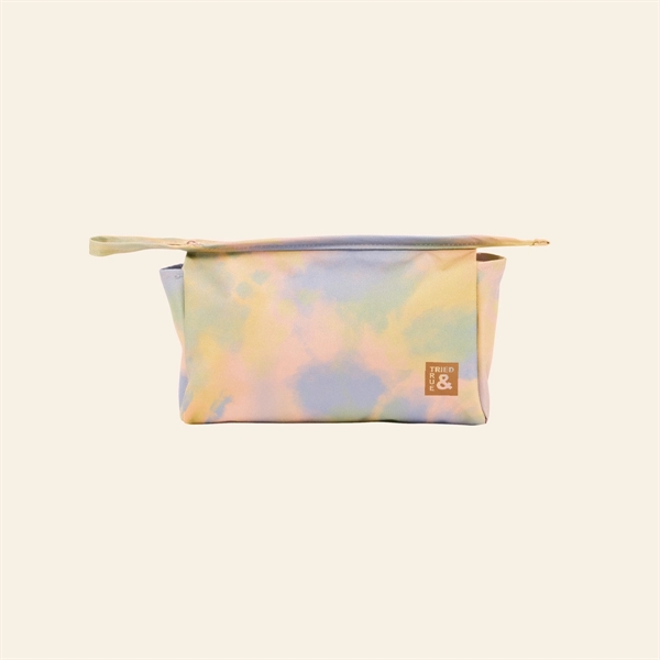 Medium rectangle shaped, gusseted RPET bag with a zippered closure, zipper... from ASI 74710 Numo