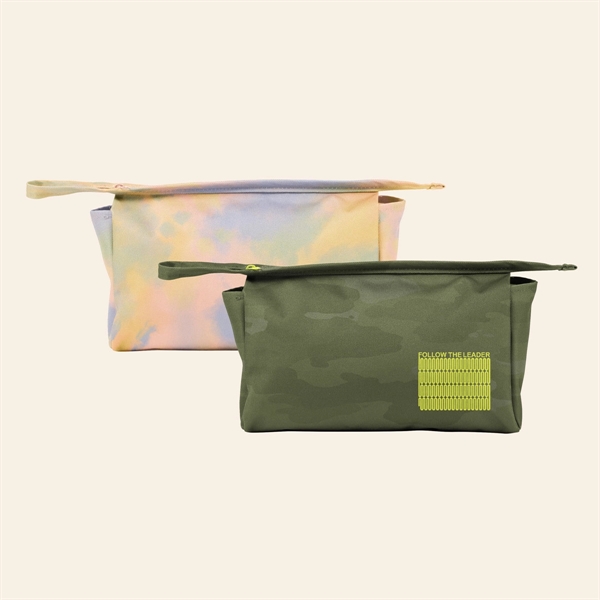 Medium rectangle shaped, gusseted RPET bag with a zippered closure, zipper... from ASI 74710 Numo